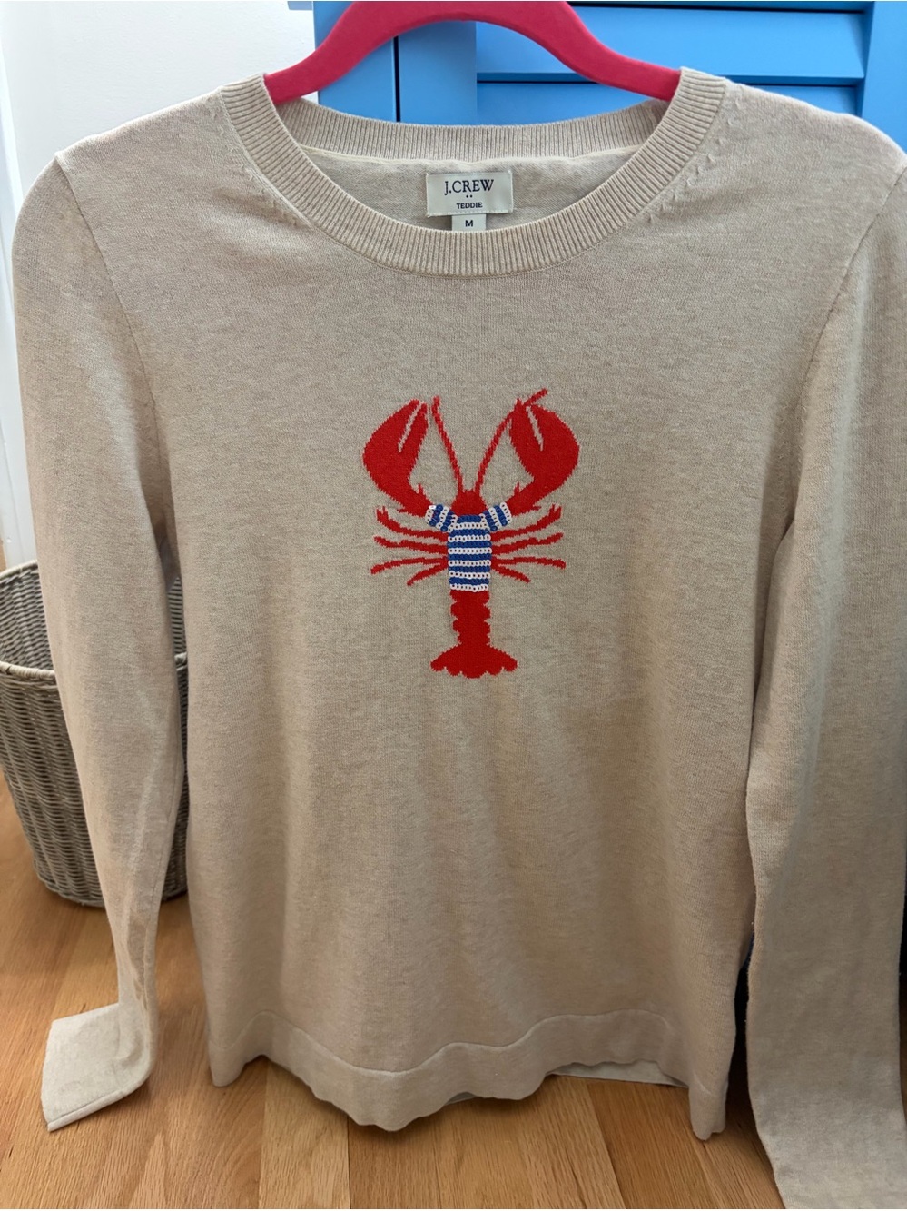 Fun J. Crew Lobster Sweater-Medium